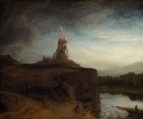Le moulin, par Rembrandt van Rijn