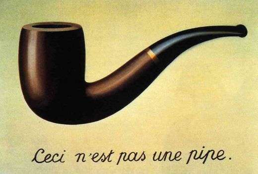 Ceci n'est pas une pipe, par René Magritte