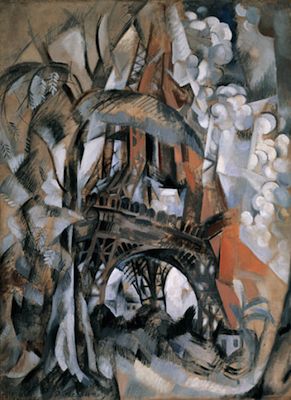 La Tour Eiffel aux arbres, par Robert Delaunay