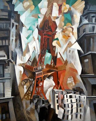La Tour Eiffel rouge, par Robert Delaunay