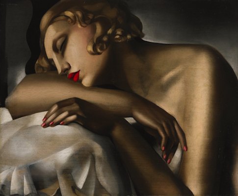 La dormeuse, par Tamara de Lempicka