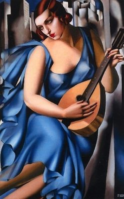 La musicienne, par Tamara de Lempicka
