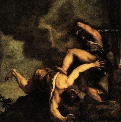 Caïn et Abel, par Titien