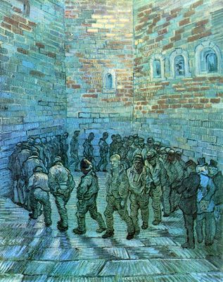 La ronde des prisonniers, par Vincent Van Gogh