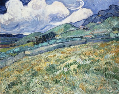 Paysage de Saint Rémy, par Vincent Van Gogh