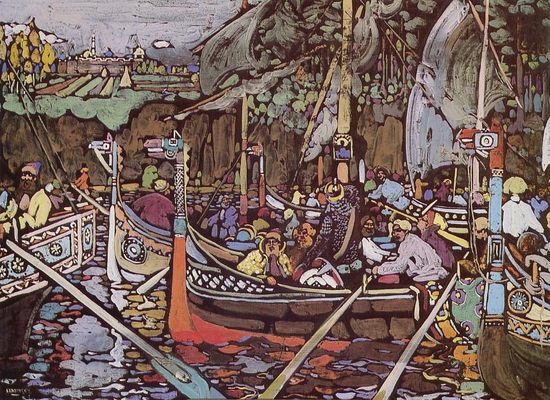 Chant de la Volga, par Wassily Kandinsky