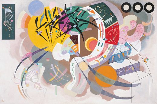Courbe dominante, par Wassily Kandinsky