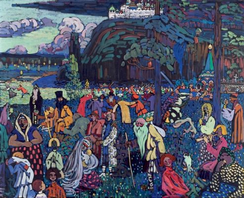 La vie colorée, par Wassily Kandinsky
