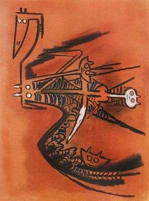 Soeur de la gazelle, par Wilfredo Lam