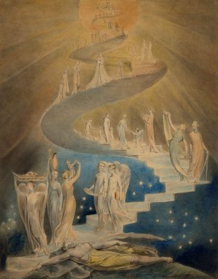 L'Echelle de Jacob, par William Blake