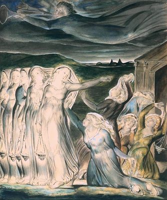 Vierges sages et vierges folles, par William Blake