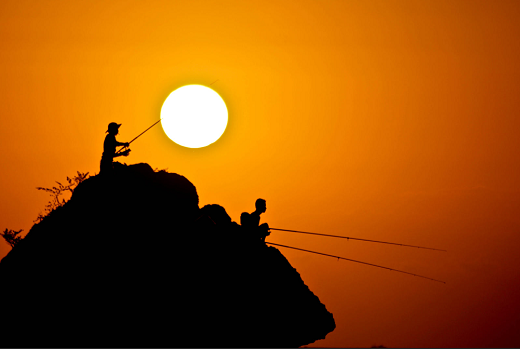 Le pêcheur du soleil, par Julien Galard