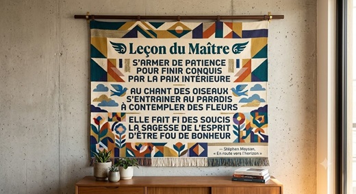 Leçon du maître, par Stéphen Moysan