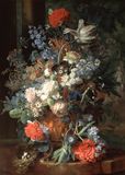 Vase de fleurs, tableau de Jan Van Huysum