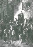 Le Fou qui vend la sagesse, Illustration de Gustave Doré des Fables de la Fontaine
