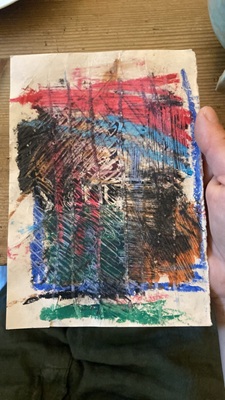 Benoît Batailler a dédié ce tableau au poème