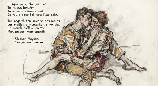Chaque jour, IA à la manière d'Egon Schiele