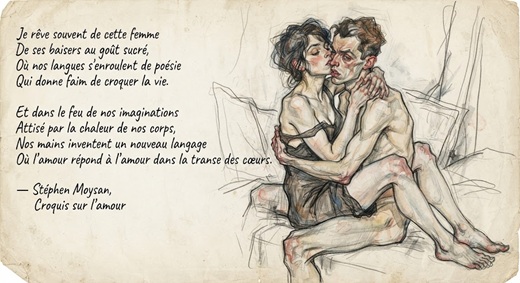 Je rêve souvent, IA à la manière d'Egon Schiele