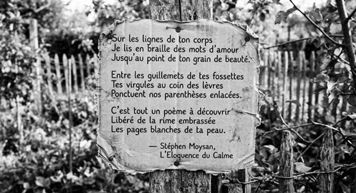 Sur les lignes de ton corps