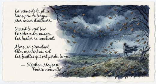 La venue de la pluie