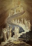 L'échelle de Jacob, tableau de William Blake