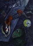 Marc Chagall : Le cirque bleu