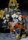 Auguste Renoir : Fleurs dans un pot en terre cuite